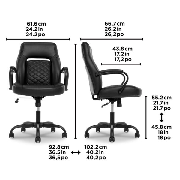 Silla d/oficina acolchado - Imagen 4